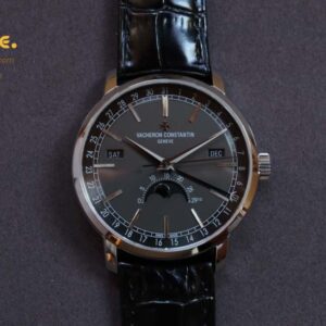 Traditionnelle 4010T SS MXF Best Edition Grey Dial on Black leather strap A2460QCL