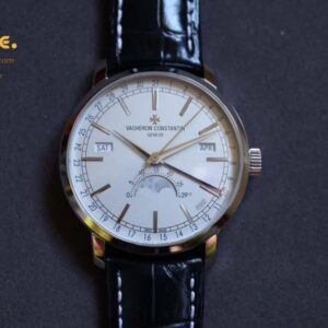 Traditionnelle 4010T SS MXF Best Edition White Dial on Blue leather strap A2460QCL