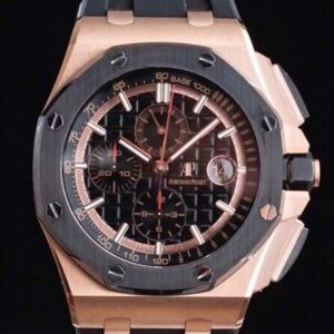 Audemars Piguet - Royal Oak Offshore 44mm RG/RU Black/Stk APF A3126 Mod