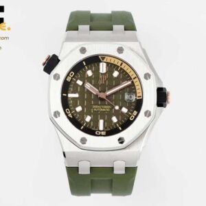 Audemars Piguet - Royal Oak Offshore Diver 15720 42mm SS/RU Green/Stk APF A4308