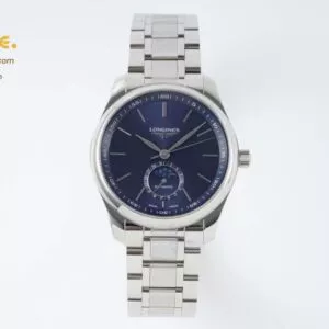 Master Moonphase SS APSF 1:1 Best Edition Blue Stick Dial on SS Bracelet AL899