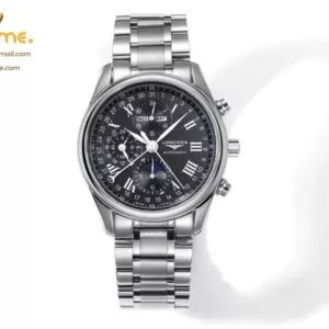 Master Collection Moonphase Chrono GLF SS Black Dial 7751