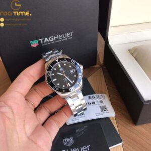 Original Factory Tag Heuer - Aquaracer Caliber 5 41mm SS/SS Black SW200