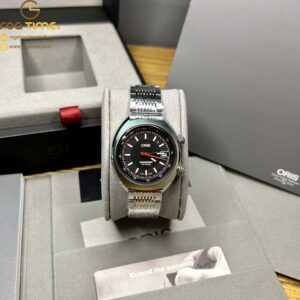 Original Factory ORIS CHRONORIS Black/RED Dial SS Swiss Movement