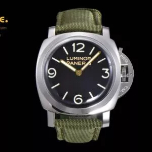 Panerai - PAM606 Luminor 47mm Black Dial SS/NY HWF A3000