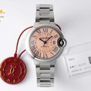 Cartier – Balon Bleu De Cartier 33mm SS/SS Pink Dial AF NH05