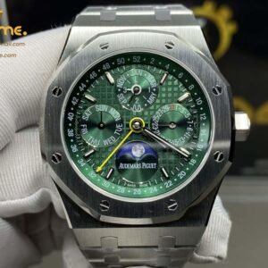 Royal Oak 41mm Complicated 26574 SS BBRF1:1 Best Edition Green Dial on SS Bracelet A5134
