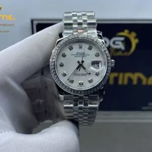 DateJust 36mm GMF 1:1 Best Edition 904L Steel MOP Diamond Dial on Jubilee Bracelet