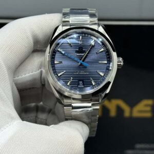 Aqua Terra 150M Master Chronometers VSF 1:1 Best Edition Deep Blue Dial Silver Hand on SS Bracelet A8900 Super Clone