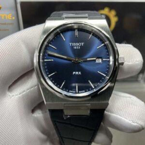 Tissot PRX Quartz Blue dial 40mm Leather Strap Super Clone