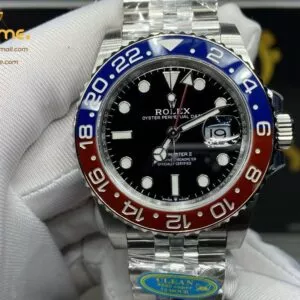 GMT-Master II 126710 BLRO Red/Blue Ceramic 904L Steel Clean Factory Best Edition on Jubilee Bracelet DD3285 CHS (New Bezel Insert)