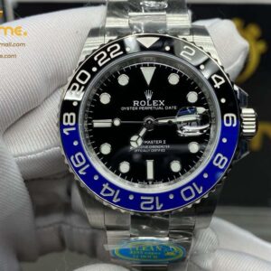 Rolex - GMT II 126710 BLNR Jub 40mm SS/SS Black Clean DD3285 Super Clone