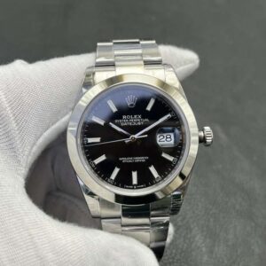 Datejust 126300 41mm Oys SS/SS Black Dial VSF DD3235