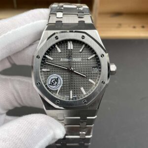 Royal Oak 41mm 15500 SS/SS Grey/Stk APSF SA4302 Super Clone (Free Sprung)