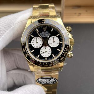 Daytona 126528 40mm Le Mans YG/YG Black Dial QF V9 SH4132 Max(Gain Weight) (24Hour Subdial)