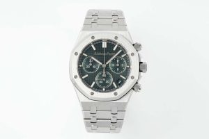 Royal Oak Chrono 26240 41mm SS/SS Green Dial DDF DD4401 Super Clone (SW Dial)