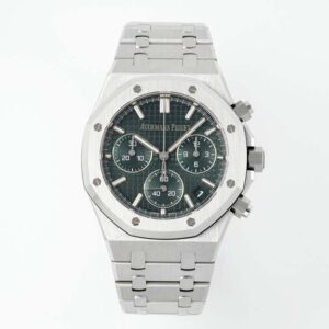 Royal Oak Chrono 26240 41mm SS/SS Green Dial DDF DD4401 Super Clone (SW Dial)