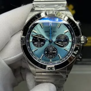 Chronomat B01 42mm SS TF 1:1 Best Edition Blue/Black Dial on SS Bracelet A7750 V2