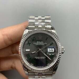 Datejust 126234 36mm Wimbledon Jub SS/SS Grey/Rmn VSF V2 DD3235
