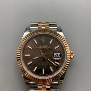 Datejust 126331 41mm Jub SS/RG Brown/Stk VSF V2 DD3235
