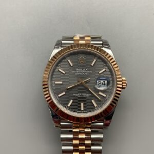 Datejust 12623 41mm Jub RG/SS Grey Textured/Stk VSF DD3235 V2