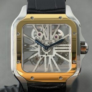 Santos De Cartier 40mm SS/LE Skeleton Dial RICHF V2 9611MC Super Clone