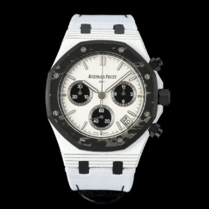 Royal Oak Chrono DIW 26240 41mm Quartz Fiber/NY White Dial APF SH4401